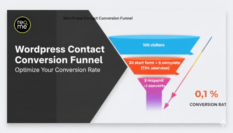 Why Your WordPress Contact Form Is Secretly Killing Your Business (And You Don’t Even Know It) - Reqme AI
